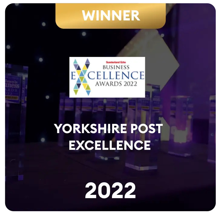 Business Excellence Awards Winner - Yorkshire Post Excellence