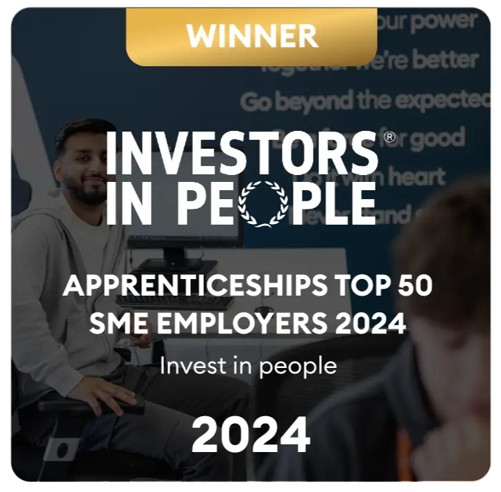 Investors in People 2024 - Apprenticeships top 50 SME employers
